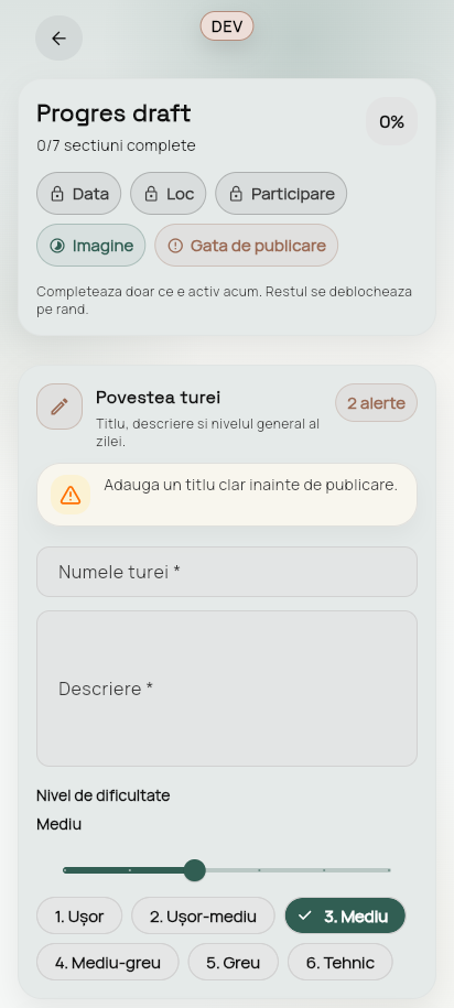 Create activity