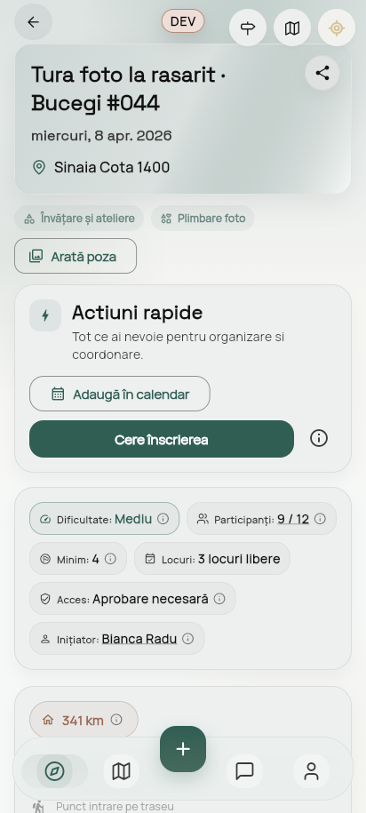 Activity detail