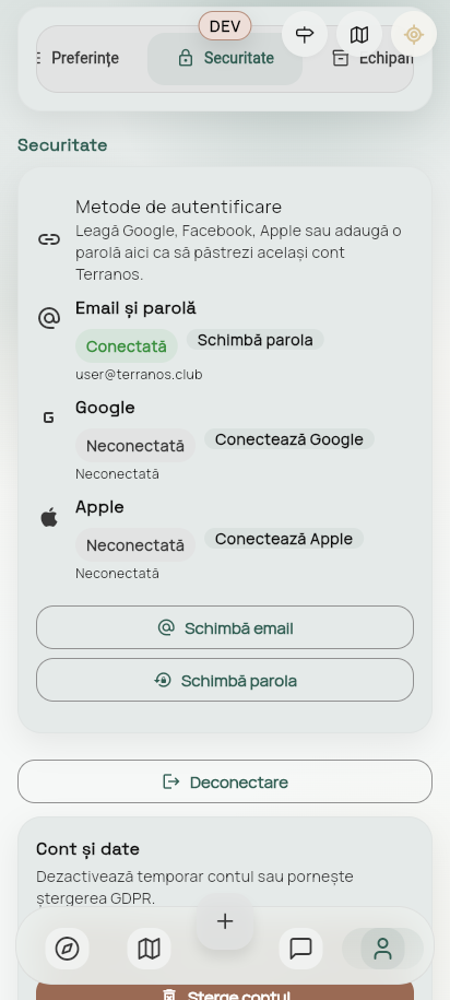 Profile security